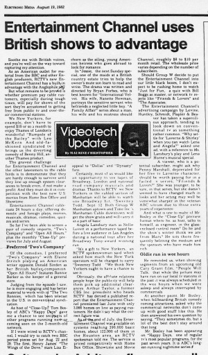 Electronic Media, Aug. 19, 1982